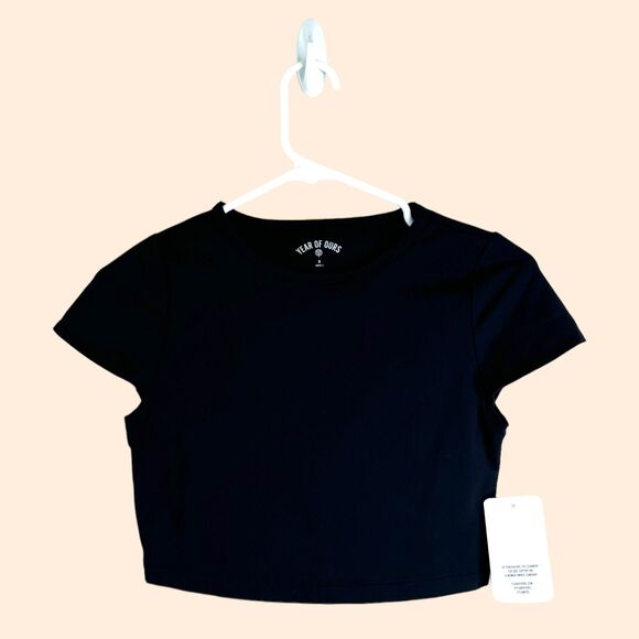 Year Of Ours Studio Cropped Active Tee - Picture 1 of 5